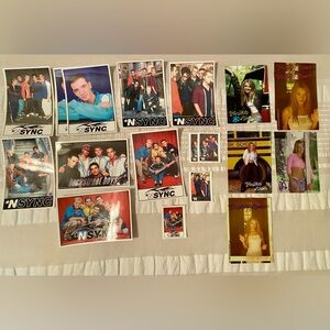 Vintage 90s: *NSYNC, Backstreet Boys & Britney Spears Photos/Stickers